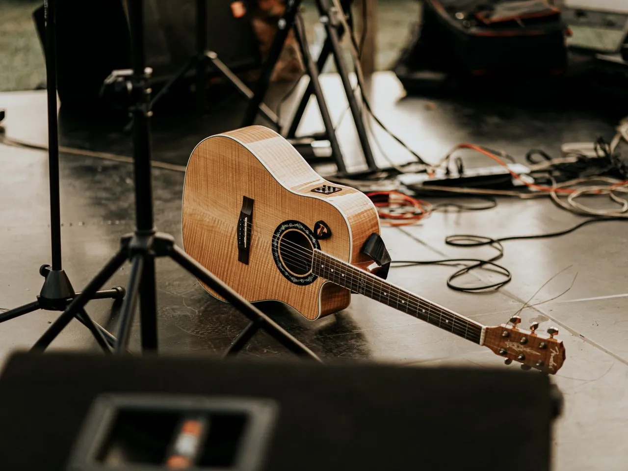 Evening music setting