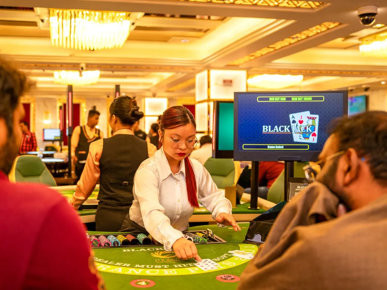 Casino gaming space
